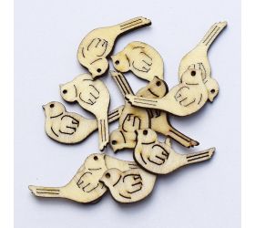 Výrez vtáčik natur 3cm s/40 super cena