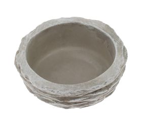 Obal kruh cement bledo-sivý 20,5cm