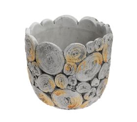 Obal keramika 13*13*12.5 šedý