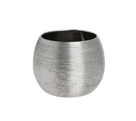 Obal keramika 13,x10cm strieborný