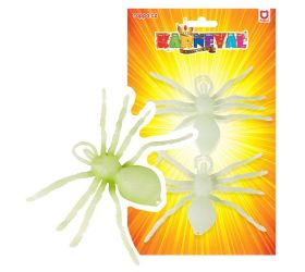 Dekorácia svietiace pavúky v tme