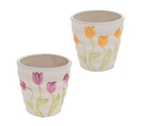 Obal tulipán mix farba 19xv19cm