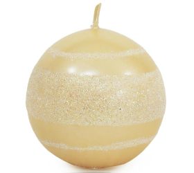 Briliant met.guľa 60 ecru