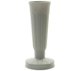 Váza so záťažou 32cm šedá