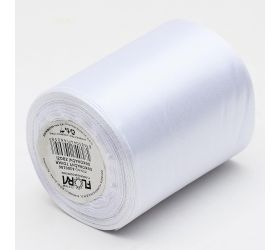 Saten stuha 64mm/10m farba 001 biela
