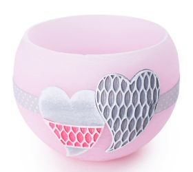 Dve srdcia new lamp.120 ruž.