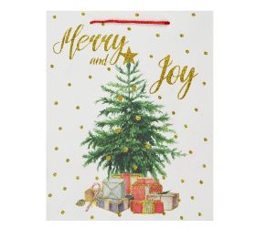 Darčeková taška s 23*18*10cm vianoce gliter