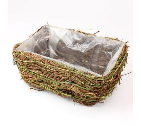 358fl/s obal prútie ratan natur  27*17*12