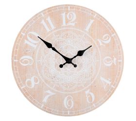 Hodiny nástenné mdf 34x4x34cm ha1709
