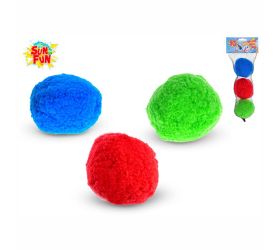 Loptičky do vody 9cm 3ks v sieťke