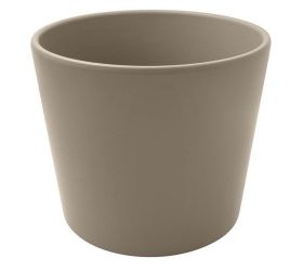 Obal keramika v25cm/pr.28cm svetlo/hnedý