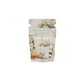 Voň.v skle floris jazmín&musk 9x8cm