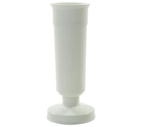 Váza so záťažou 35cm biela
