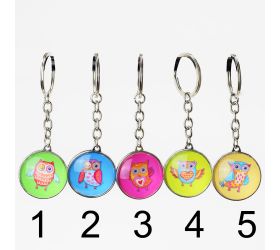 Kľúčenka okrúhla mix2 3,4x9,5x1,2cm