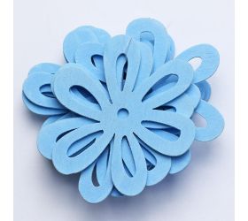 Výrez kvietky modré 7cm s/10 super cena