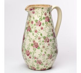 Džbán s uchom keramika vzor ruže 24x17,5x30cm super cena