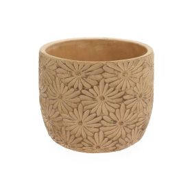 Obal margaréta keramika 16.8*16.8*14.8 žltý