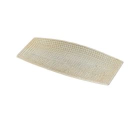 Tácka keramika 33x18x3cm zlatá