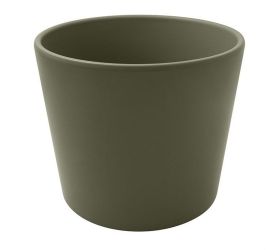 Obal keramika v25cm/pr.28cm oliva