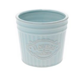 Obal na suché aranž.flower 11x11x10cm modrá