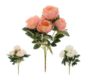 Kytica pivónia x5 40cm mix svetlé 3f