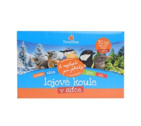 Krmítko- loj.guľa sieťka v krabici 30x90g