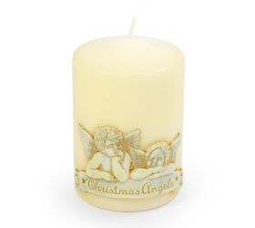 Vianočný anjel valec 80x120 ecru