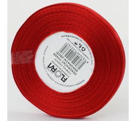 Saten stuha 6mm/20m červená farba 163