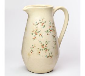 Džbán s uchom keramika vzor kvety 24x17,5x30cm super cena