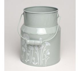 Váza konva s rúčkou kov lúčne kvety v:18/27,5x12cm super cena