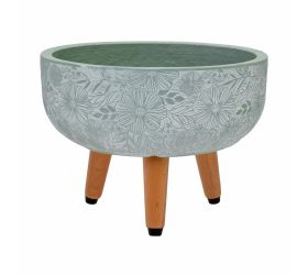 J79 obal misa s nožičkami liva mentol  44 h20,5cm l