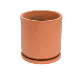 J145 kvetináč + miska belle metal antik bronzová 55x54cm xl