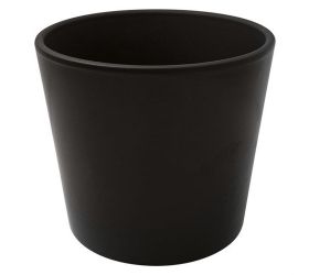 Obal keramika v25cm/pr.28cm čierny