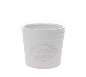 Obal na suché aranž.flower 13x13x12cm biela