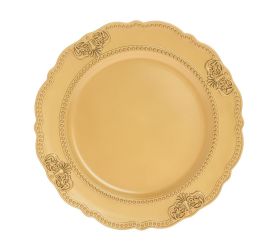 Tanier zlatý ornament plast 33cm