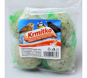 Krmítko - lojová guľa 4ks  /4x90g/ 18/ks