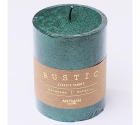 Rustic metalic val.7x9 zelený