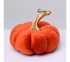 Tekvica plyš oranž 11x4x8cm