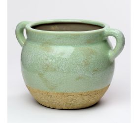 Obal s ušami keramika vzor zelená 22x15x12cm super cena