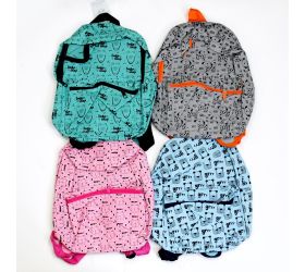 Ruksak detský 22x8,5x32 cm mix