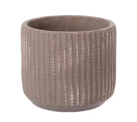 Obal cement brown d16*h13.5cm