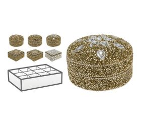 Krabička 9x5cm zlatá 6ass