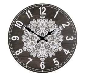 Hodiny nástenné mdf 34x3,5x34cm ha1708