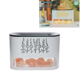 Difuzér kvety čierny + usb 250ml 19x13cm