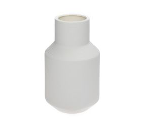 Váza ker. na suché 10x10x16,5cm biela