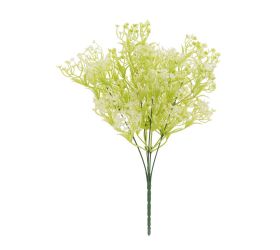 Zeleň bielo-zelené kvietky 36cm