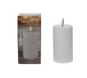 Svet.led vrúbkovaná biela 20/25 12,5x7cm