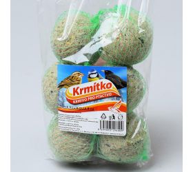 Krmítko - lojová guľa 6ks  /6x90g/ 16/ks