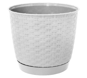 Drlo165 kvetináč ratolla round biely 16,5xh14,2cm/2l