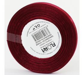 Saten stuha 20mm/15m bordová farba 166